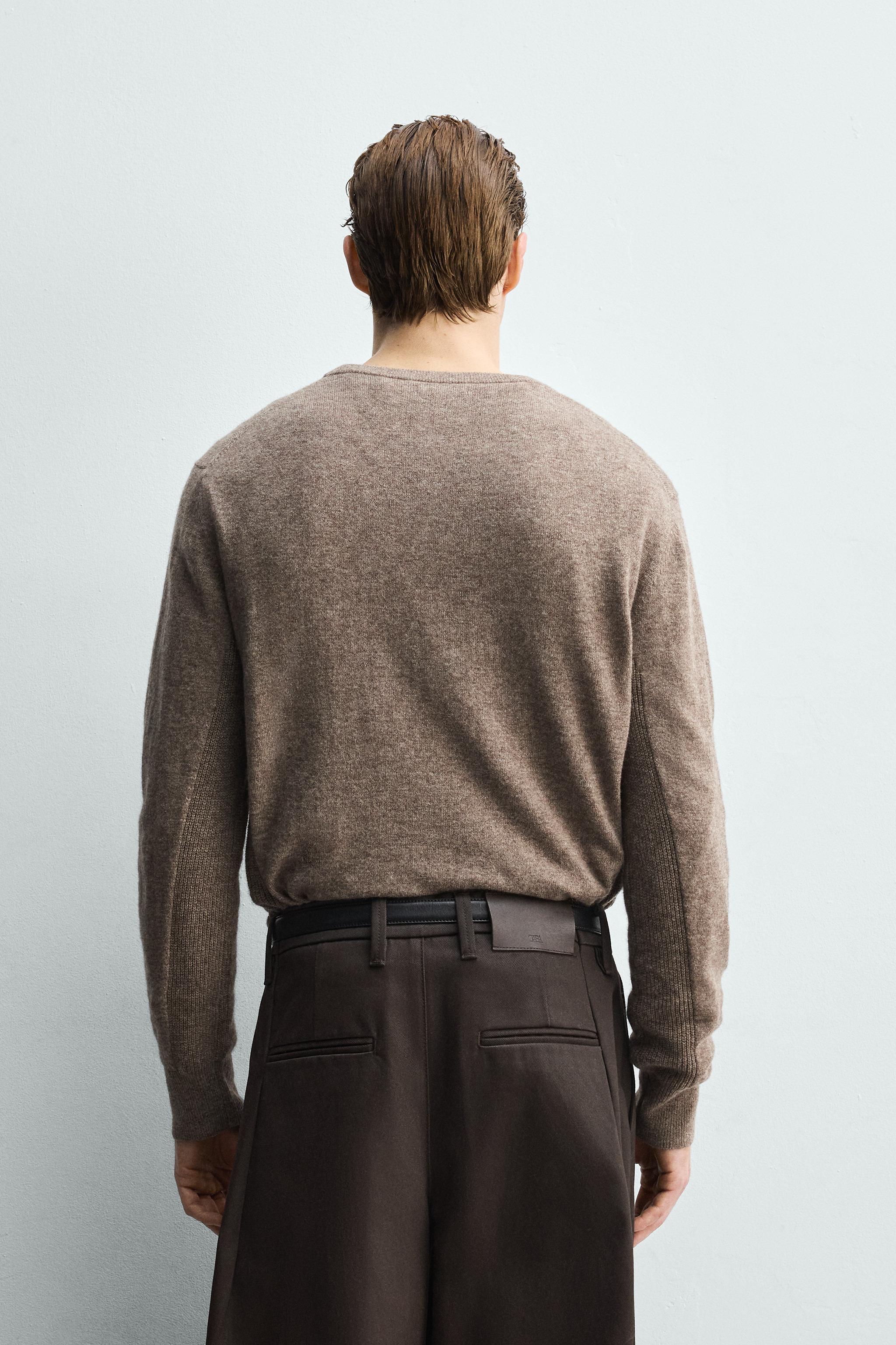 WOOL BLEND HENLEY JUMPER